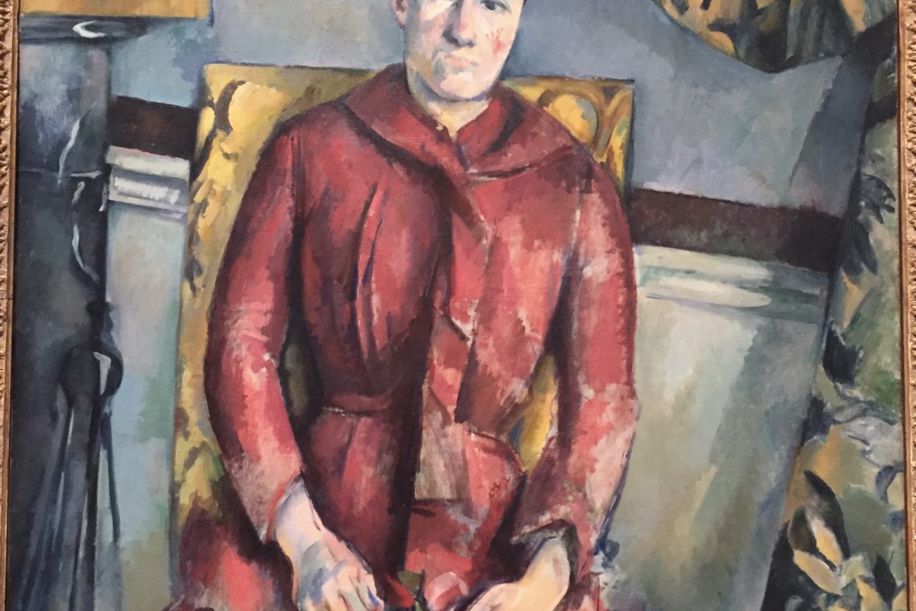 Портрет мадам Сезанн в желтом кресле
